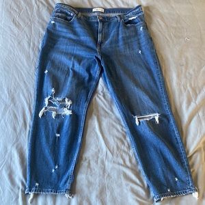 Abercrombie & Fitch high waisted the mom jeans- size 34